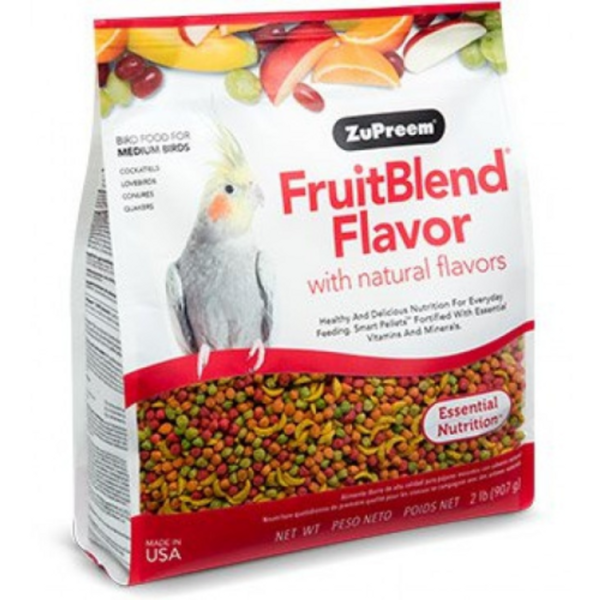 Dubai Sharjah Abu Dhabi Online Delivery Zupreem FruitBlend Flavor Medium Bird Food