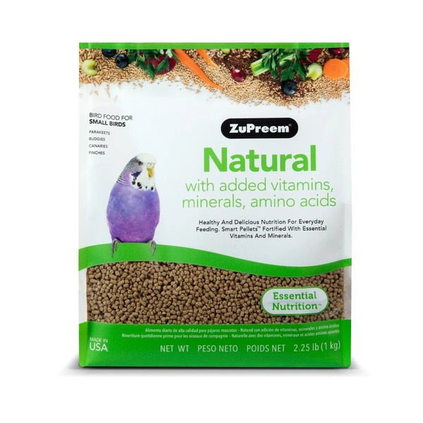 Zupreem Natural Avian Diet Small Bird Food 2.25lb Healthy Digestive Formula UAE Online Sale