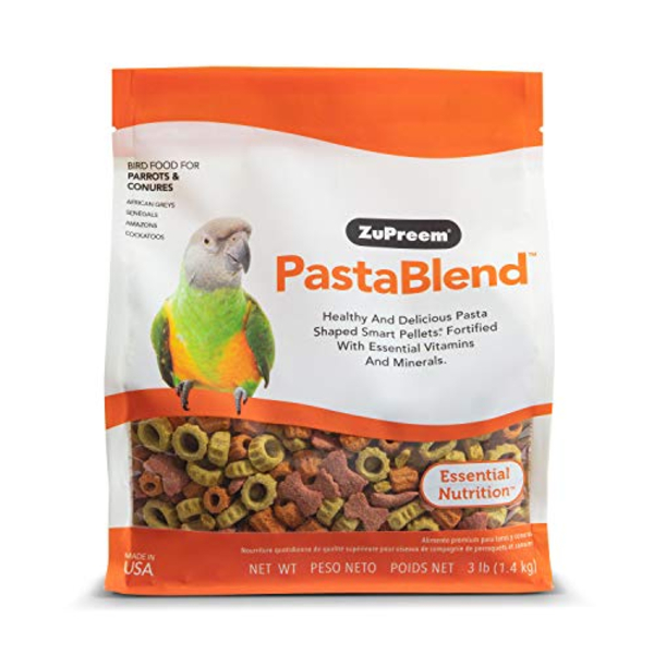 Zupreem PastaBlend Medium & Large Parrot Food 3lb Balanced Nutrition UAE Online Sale