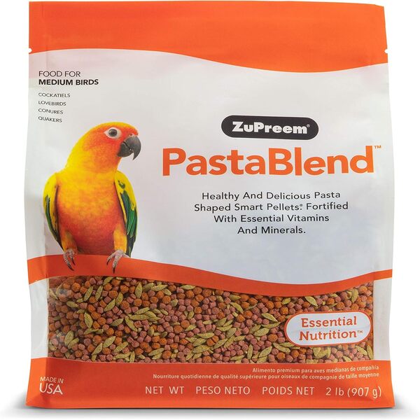 UAE Online Purchase Zupreem PastaBlend Medium Birds Food 2lb Natural Formula