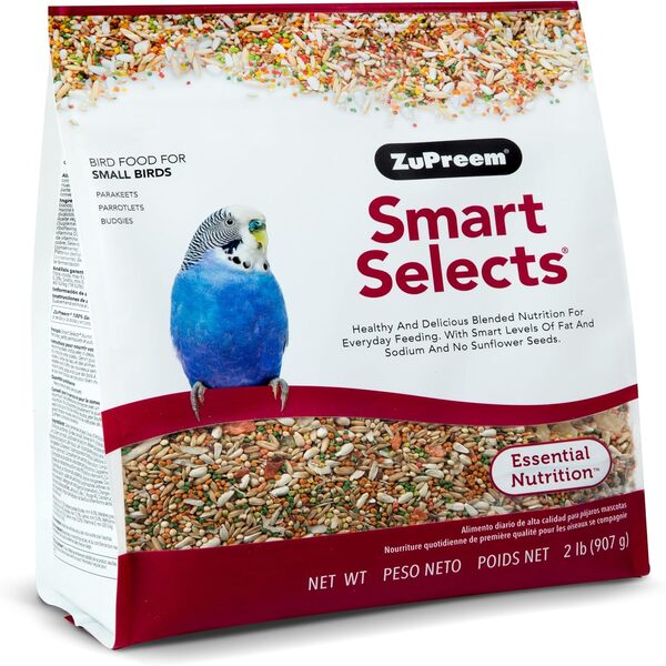 Zupreem Smart Selects Parakeets Food 2 lb Nutritious Mix UAE Online Sale