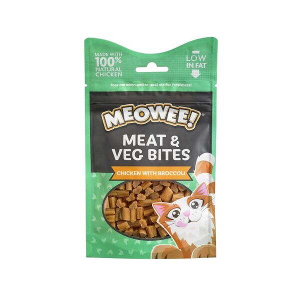 UAE Online Delivery Meat, Veg & Chicken with Broccoli Armitage Meowee 35g to Support Balanced Nutrition for Cats
