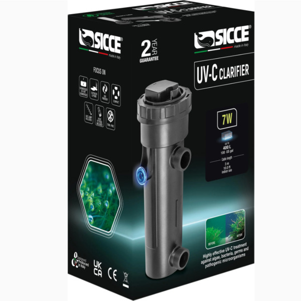 Dubai Online Delivery Sicce UV-C Clarifier 3m Pond Filter Clear Wate