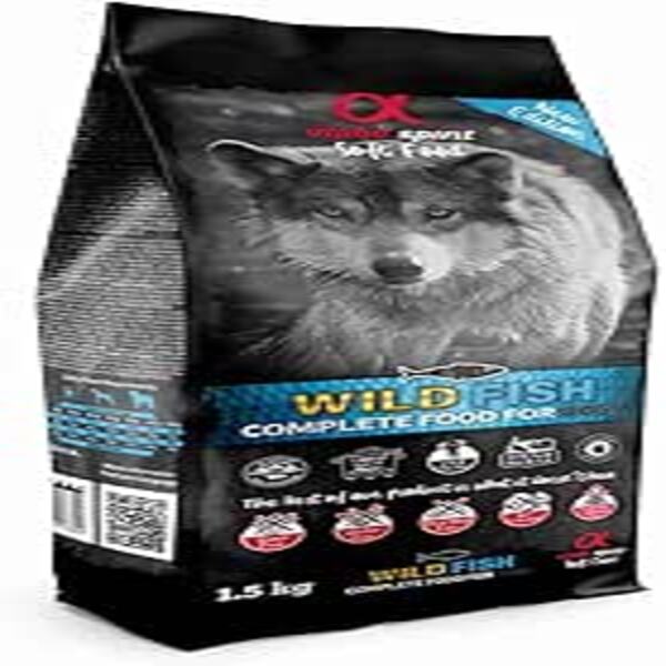 Alpha Spirit Soft Food Wild Fish Adult Dog 1.5kg UAE Online Sale