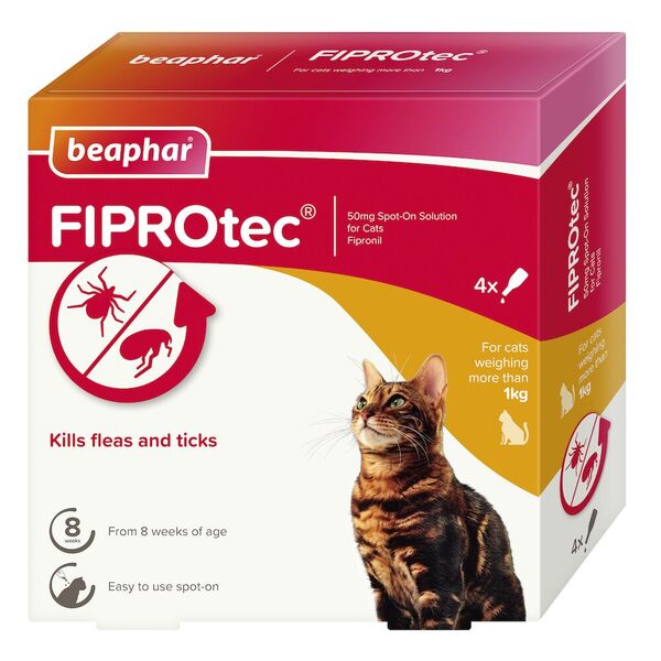 Abu Dhabi Online Delivery Beaphar Fiprotec Cat Flea Tick Protection