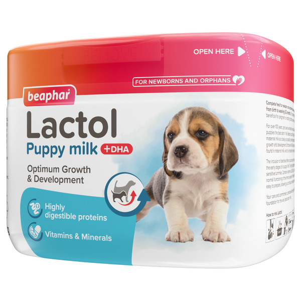 Beaphar Lactol Milk Replacement for Puppy 250g | Strengthens Immune System