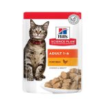 UAE Online Purchase Hill's Science Plan Adult Wet Cat Food Chicken Pouches Healthy Digestion