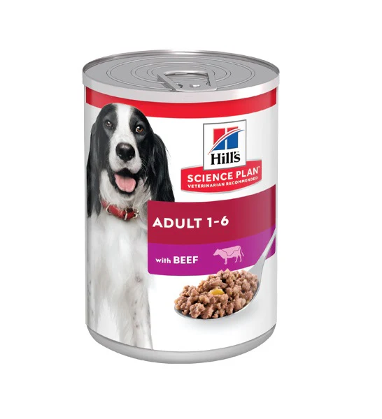 Dubai Online Delivery Hill's Science Plan Adult With Beef Wet Dog Food 370g Nutrition