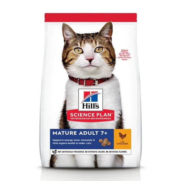 Dubai Online Delivery Hill's Science Plan Mature Adult 7+ Chicken Cat Food