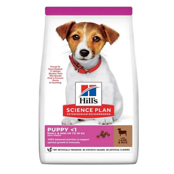 Hill's Science Plan Small & Mini Puppy Food Lamb & Rice Growth Nutrition UAE Online Sale