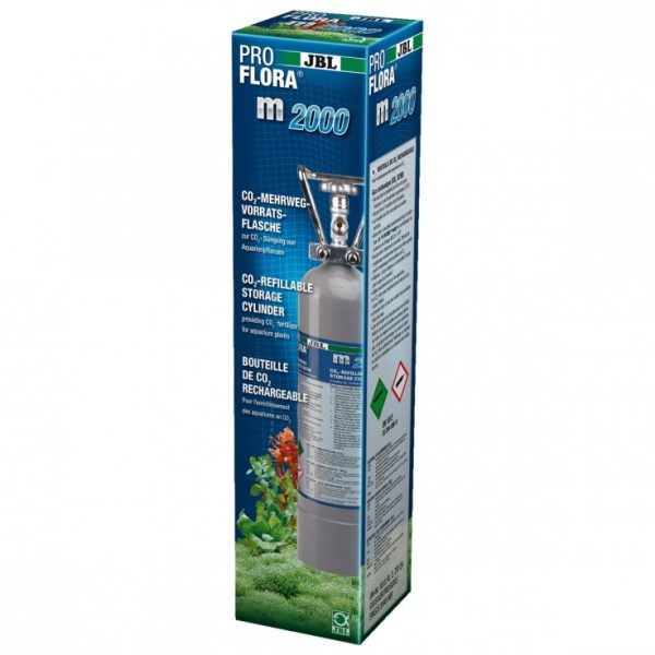 UAE Online Purchase JBL Proflora M2000 Silver CO2 Bottle Refillable 2000g