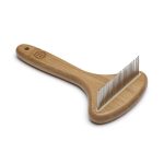Mikki Bamboo Anti-Tangle Rake – Eco-Friendly Grooming Tool for Dogs and Cats with Thick or Long Fur