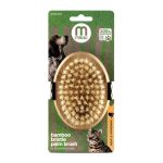 Mikki Bamboo Palm Brush – Soft Bristle Brush for Dogs and Cats