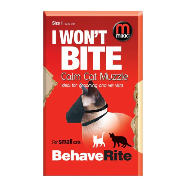 Mikki Calm Cat Muzzle – Safe and Secure Restraint Tool for Cats