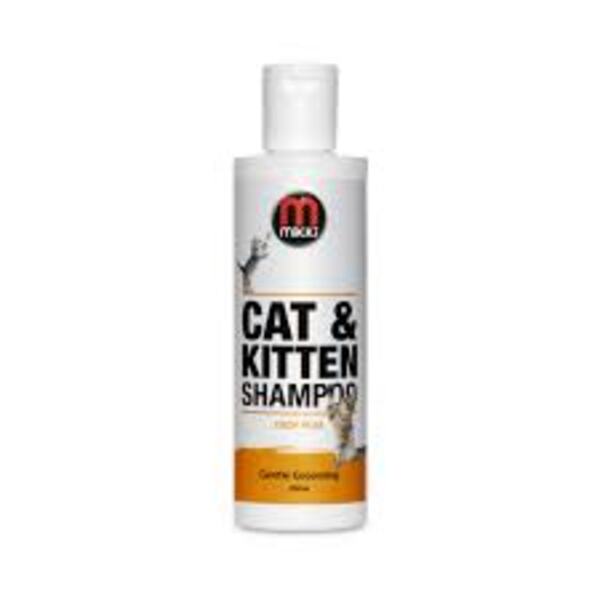 Mikki Cat and Kitten Shampoo with Crisp Pear Fragrance – 250ml Bottle