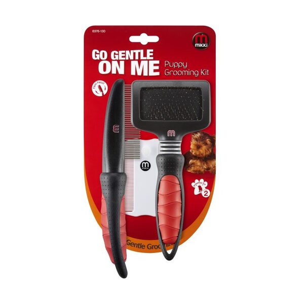 UAE Online Delivery Mikki Puppy Grooming Kit to Introduce Grooming Habits and Maintain Coat Health for Puppies