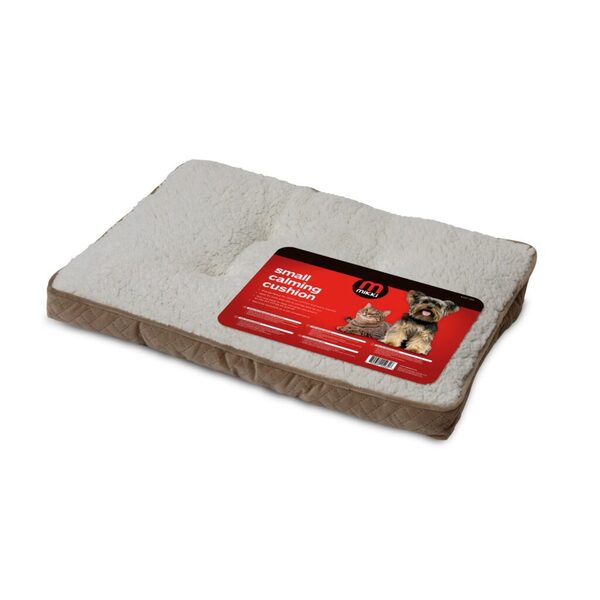 UAE Online Delivery Mikki Sherpa Calming Cushion Brown to Provide Comfort and Reduce Anxiety for Dogs and Cats