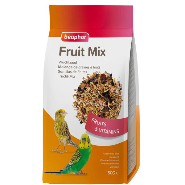 Dubai Online Delivery Beaphar Fruit Mix Ornamental Birds Tasty Treat 150g