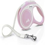Flexi New Comfort 5m Rose Retractable Tape Leash for Dogs up to 25kg – Small and Medium Sizes