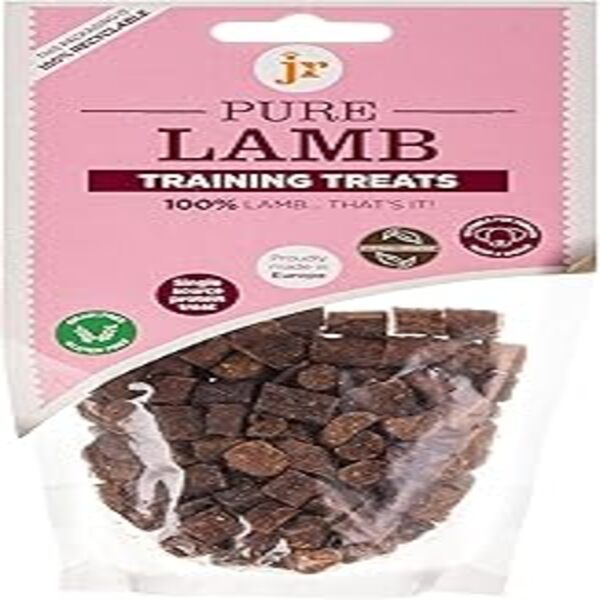 JR Pet Products Pure Lamb Training Treats 85g – Natural grain-free high-protein dog rewards for training and positive reinforcement