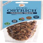 JR Pet Products Pure Ostrich Training Treats 85g – Natural grain-free high-protein dog rewards for training and positive reinforcement