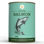 JR Pet Products Pure Salmon Topper/Mixer 400g – Natural grain-free high-protein meal boost for dogs and cats.
