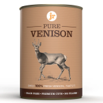 JR Pet Products Pure Venison Topper/Mixer 400g – Natural grain-free high-protein meal boost for dogs and cats.