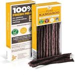 JR Pet Products Pure Kangaroo Sticks 50g – Natural high-protein grain-free dog treats for training and rewards.