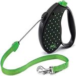 Flexi Standard 5m Green Retractable Cord Leash for Small and Medium Dogs up to 20kg