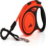 Flexi Xtreme Tape Leash 8m Large for dogs up to 65kg in Black and Orange color