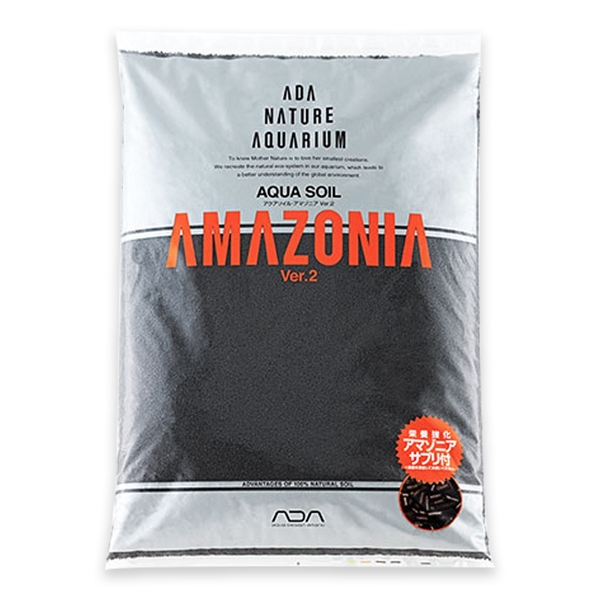 High-nutrient ADA Amazonia Ver 2 aquarium soil enhancing plant growth